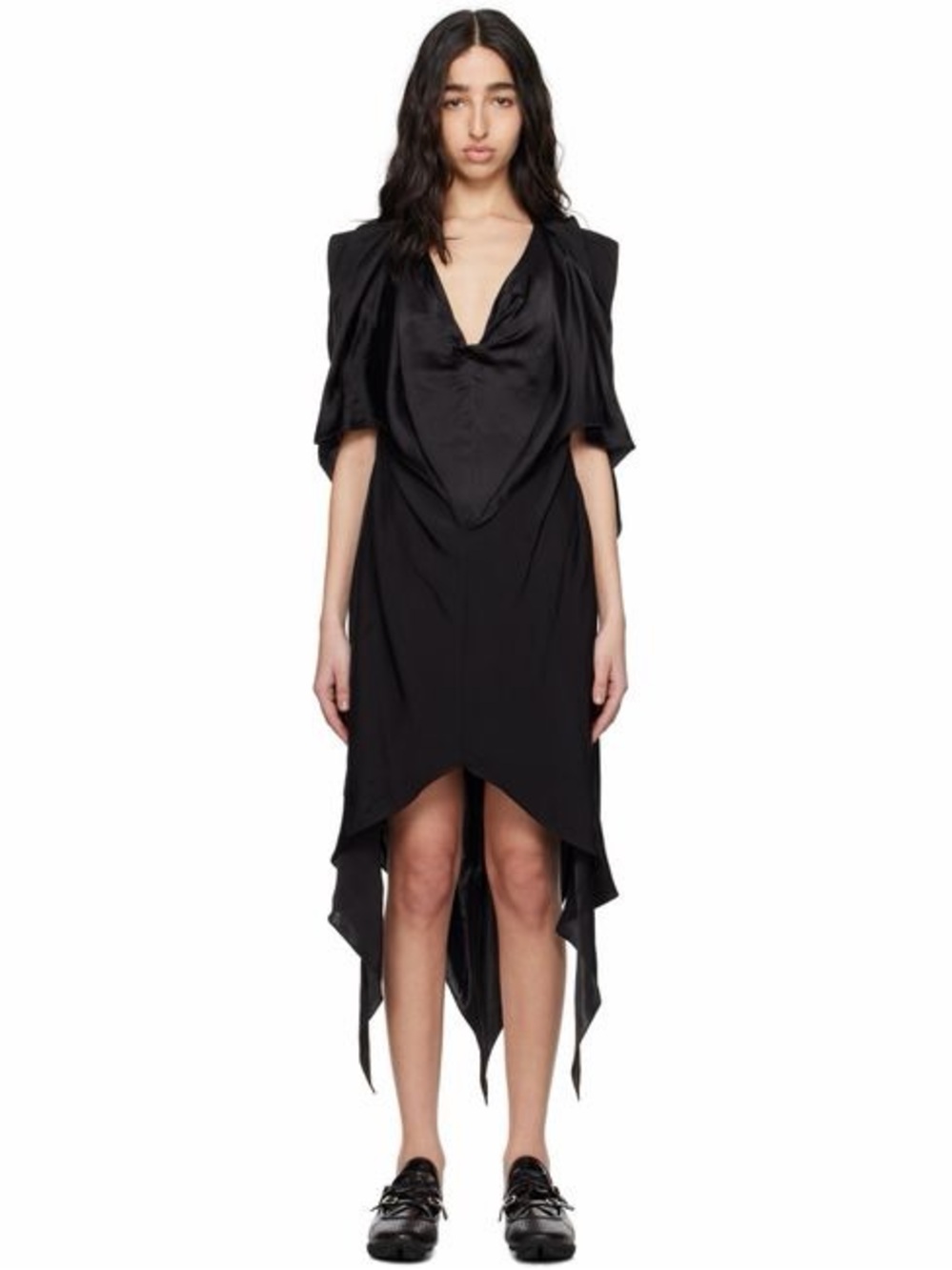 NWT Kiko Kostadinov Black Fornax Dress